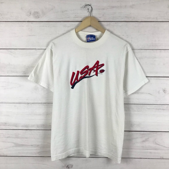 Vintage Tops - Vintage 1998 USA Olympics T-Shirt